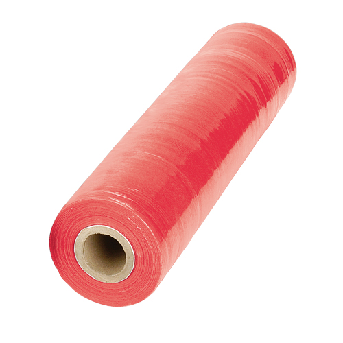 Stretch Wrap, 80 Gauge (20.3 micrometers), 18" x 1000', Red