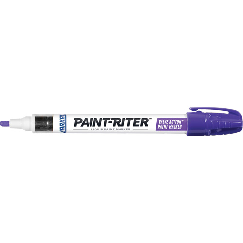 Paint-Riter® Valve Action® Paint Marker, Liquid, Purple