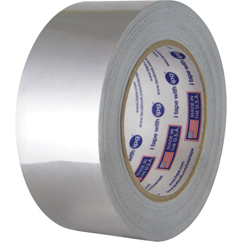 Silver Aluminum Foil Tape, 3 mils Thick, 25.4 mm (1") x 54.86 m (180')