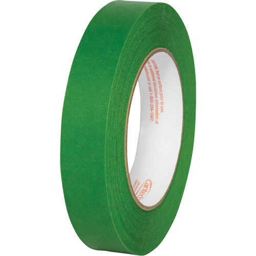 Premium Safe Tack Masking Tape, 24 mm (61/64") x 55 m (180.4'), Green