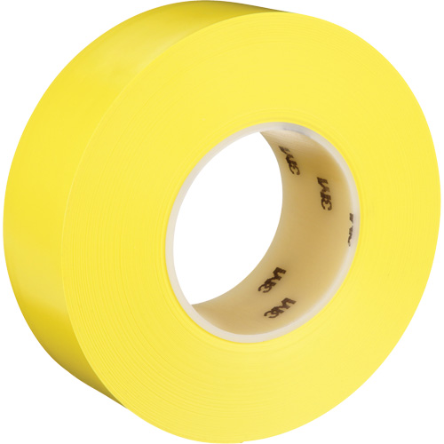 Durable Floor Marking Tape 971, 2" x 108', Vinyl, Yellow