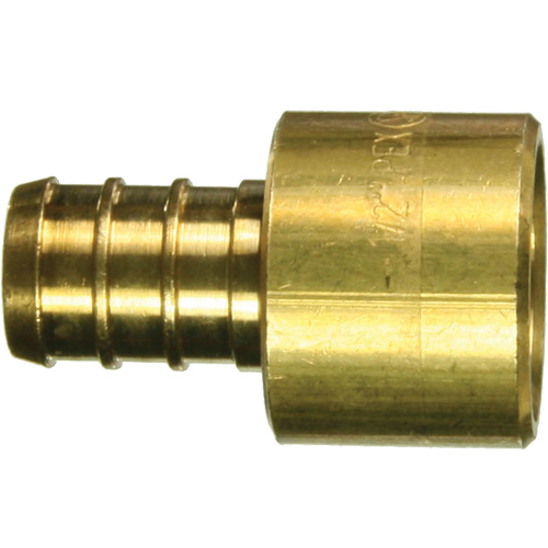 Lead-Free Sweat Adapter, Barb x Female, 1/2" Dia., Brass