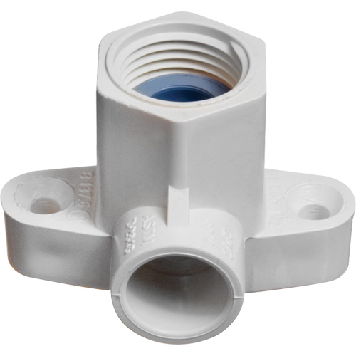 Flowguard Gold® Drop Ear Elbow Fitting, Hub x FPT, CPVC, 1/2"