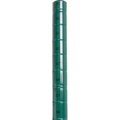 Heavy-Duty Green Epoxy Finish Wire Shelving Post - Post for Coated Wire Shelf Unit - RL630