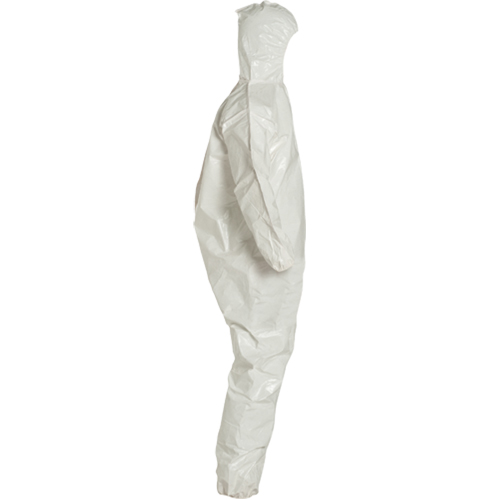 Tychem® 4000 Coveralls, Large, White - Chemical Protective Coverall - SA193