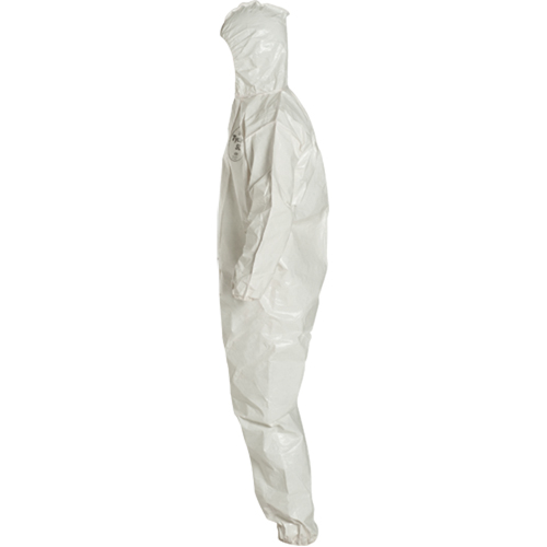 Tychem® 4000 Coveralls, Large, White - Chemical Protective Coverall - SA193