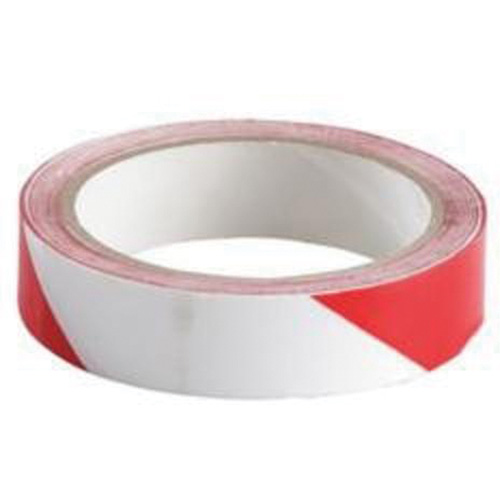 Marking Tape, 1" x 54', Vinyl, Red and White