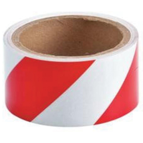 Reflective Marking Tape, 2" x 15', Acrylic, Red and White