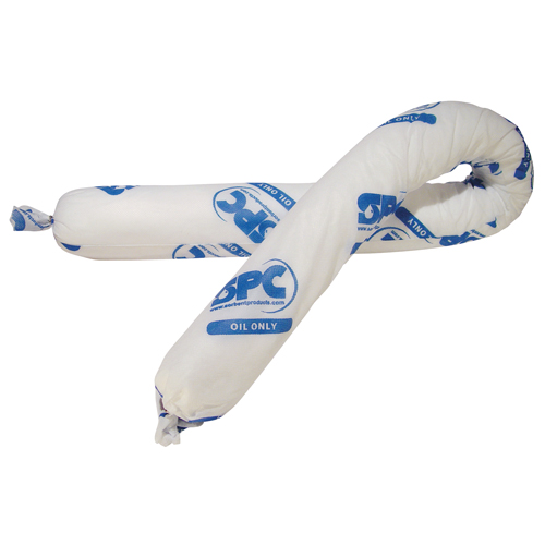SPC® Absorbent SOCs, Oil Only, 12 gal. Absorbancy, 3" W x 8' L, Pack of 6 -  - SAH482