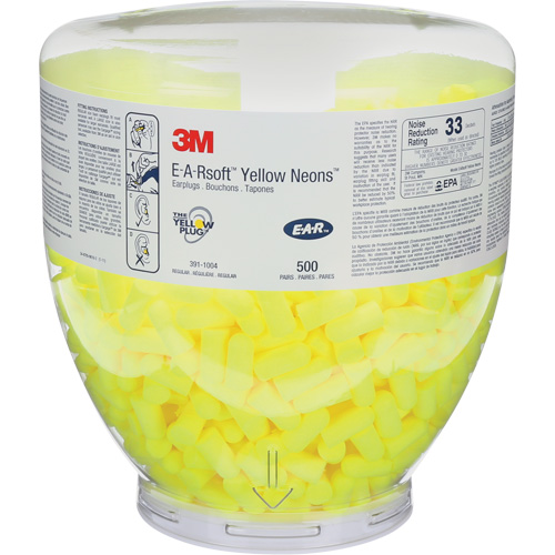 E-A-Rsoft™ Yellow Neons™ Earplugs, Bulk - Canister