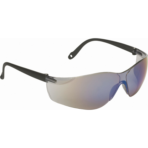 401 Safety Glasses, Blue/Mirror Lens, Anti-Scratch Coating, ANSI Z87+/CSA Z94.3