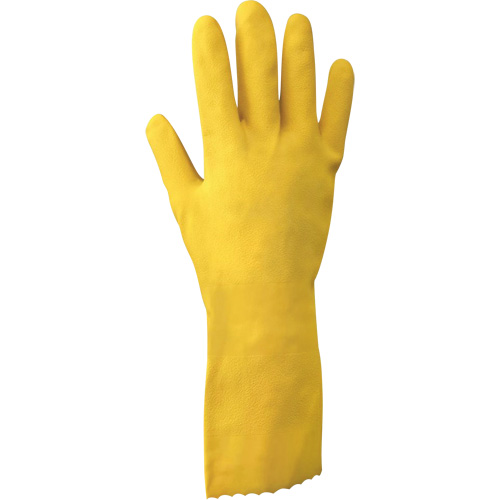 Best Master Premium Gloves, Size 7, 12" L, Rubber Latex, Flock-Lined Inner Lining, 21-mil