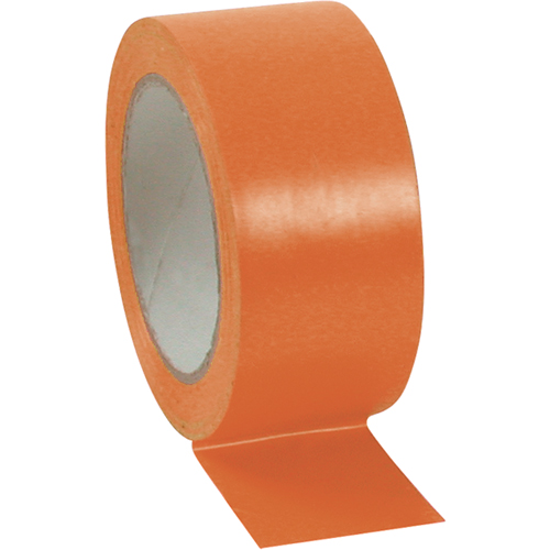 Aisle Marking Tape, 3" x 108', Vinyl, Orange
