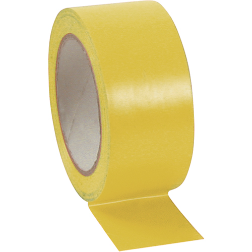 Aisle Marking Tape, 3" x 108', Vinyl, Yellow