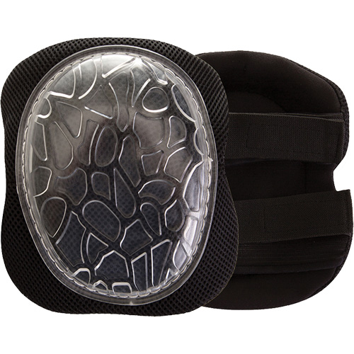 Comfort Knee Pads, Hook and Loop Style, Plastic Caps, Gel Pads