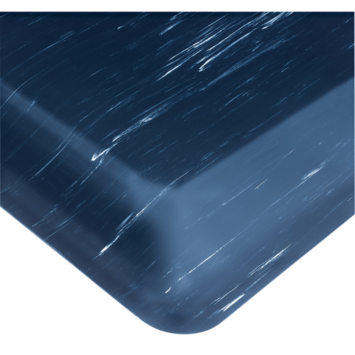 UltraSoft Tile-Top AM No. 419 Anti-Microbial Mats, Smooth, 2' x 3' x 7/8", Blue, PVC Sponge