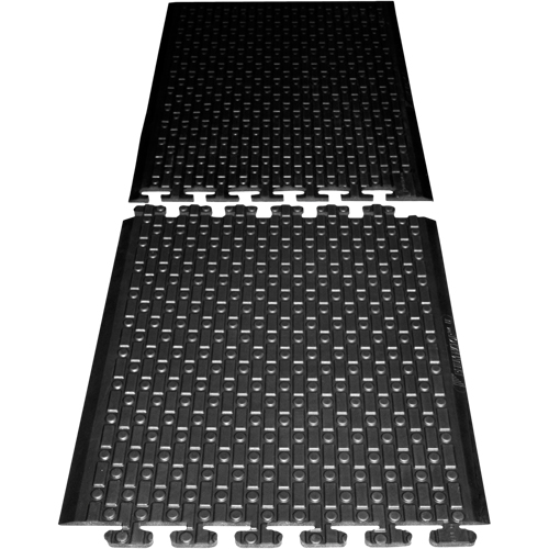 Rejuvenator Connect No. 502 Matting, Polyurethane, 3' W x 3' L, 5/8" Thick, Black - Anti-Fatigue Flooring - SAR340