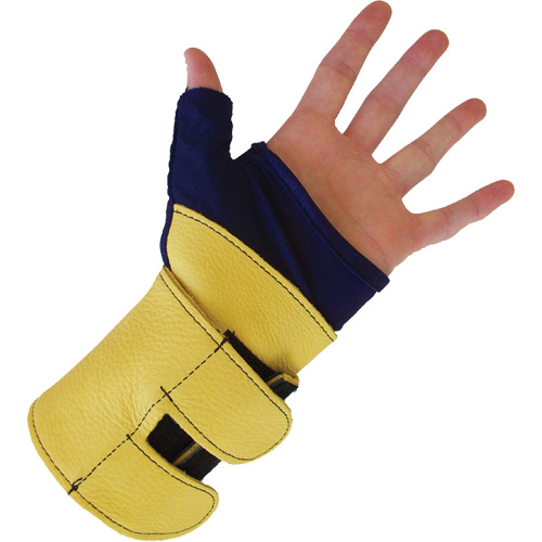 Wrist Supports, Leather/Lycra®/Nylon, Left Hand, Small - Wrist Support - SAS168