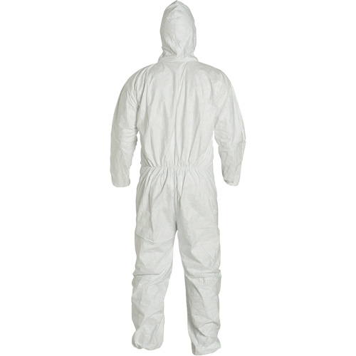 Hooded Coveralls, 4X-Large, White, Tyvek® 400 - Disposable Coverall - SAS047