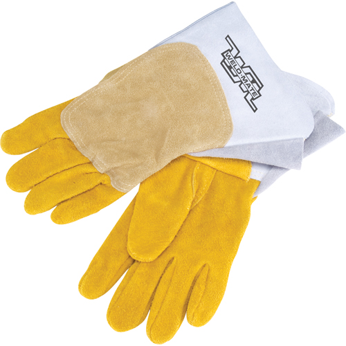 Pipeliner Welding Gloves, Split Cowhide, Size Large