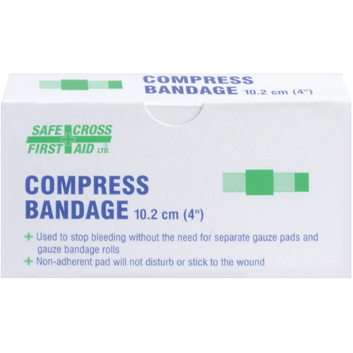 Compress (Pressure) Bandages, 4" L x 4" W