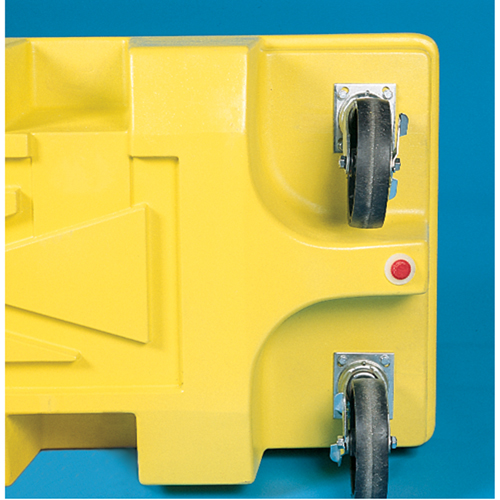 Poly-Spillcart™ Cart, 66.5" L x 29" W x 43.9" H, 57 US gal. Spill Cap. - Drum Spill Carts/Dollies - SB766