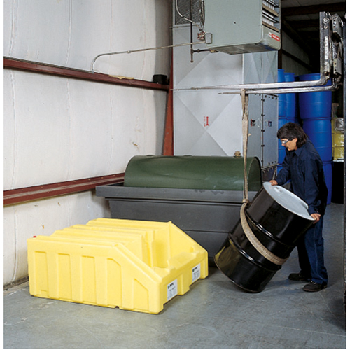 The Poly-Rack™ System - Poly-Racker, 49" L x 53" W x 23" H, 102 US gal. Capacity - Spill Containment Racks - SB771