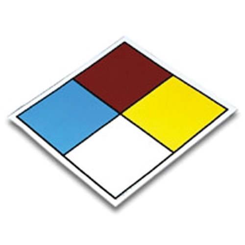 Blank NFPA Safety Placard, Vinyl