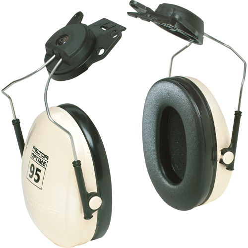 Peltor™ Optime™ 95 Series Earmuffs, Cap Mount, 21 NRR dB - Earmuff - SC177