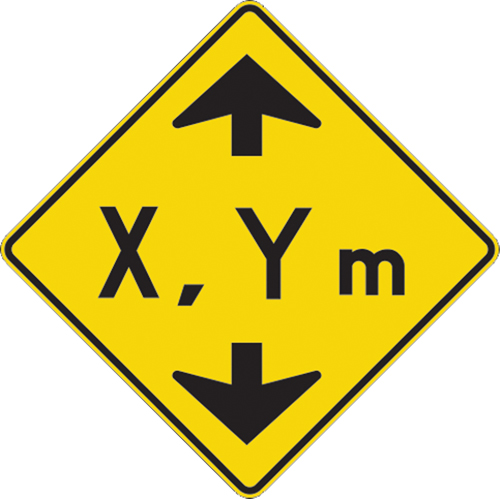 Height Limit Traffic Sign, 24" x 24", Aluminum, Bilingual with Pictogram