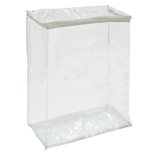 Zipper Bag, Plastic, 1 Pockets, Clear