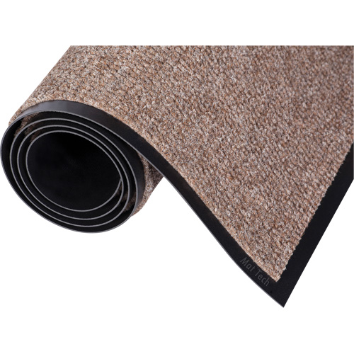 Needle-Pin® Entrance Mat, Wiper, 3' x 5' x 1/2", Pebble Brown