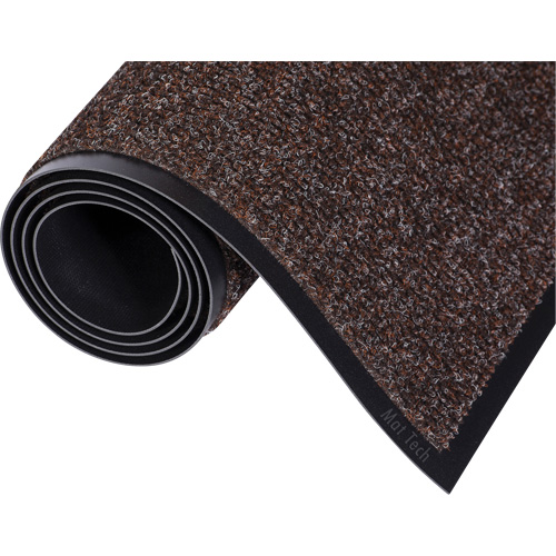 Needle-Pin® Entrance Mat, Wiper, 3' x 5' x 1/2", Walnut
