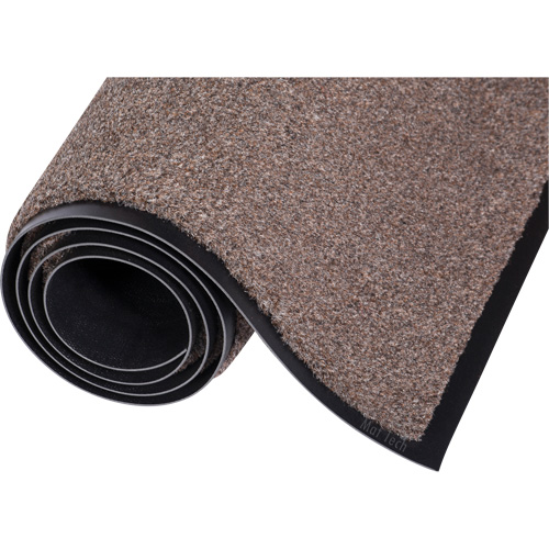 Superluxe™ Entrance Mat, Wiper, 3' x 10' x 1/2", Pebble Brown