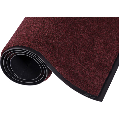 Superluxe™ Entrance Mat, Wiper, 3' x 5' x 1/2", Burgundy