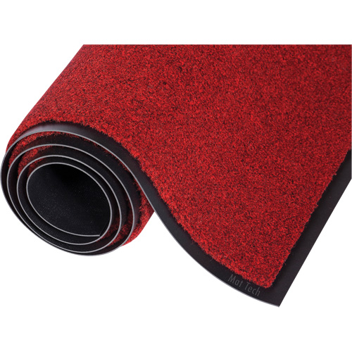 Superluxe™ Entrance Mat, Wiper, 3' x 5' x 1/2", Red
