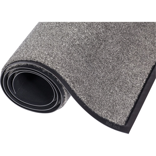 Superluxe™ Entrance Mat, Wiper, 3' x 5' x 1/2", Grey