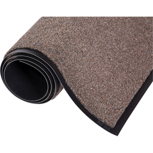 Proluxeâ„¢ Entrance Mat, Wiper, 6' x 10' x 7/16", Pebble Brown