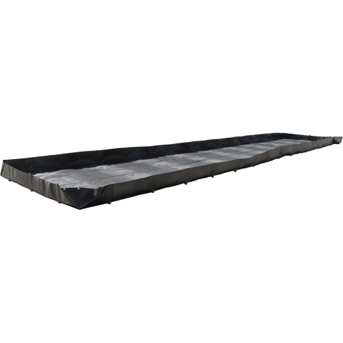 Frac Tank Berm, 3740 US gal. Spill Capacity, 10' L x 50' W x 12" H