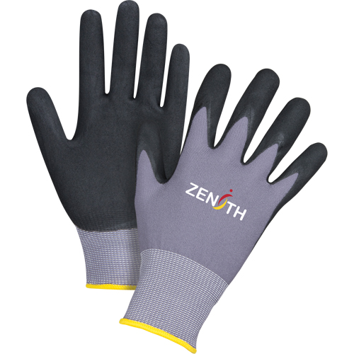 ZX-1 Premium Touchscreen Compatible Gloves, 9/Large, Nitrile