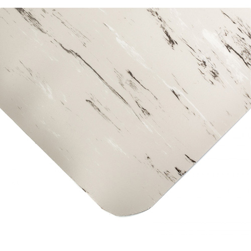Tile-Top AM Spongecote Ultrasoft Anti-Microbial Mats No.419, Smooth, 4' x 10' x 7/8", Grey, Nitrile/Vinyl