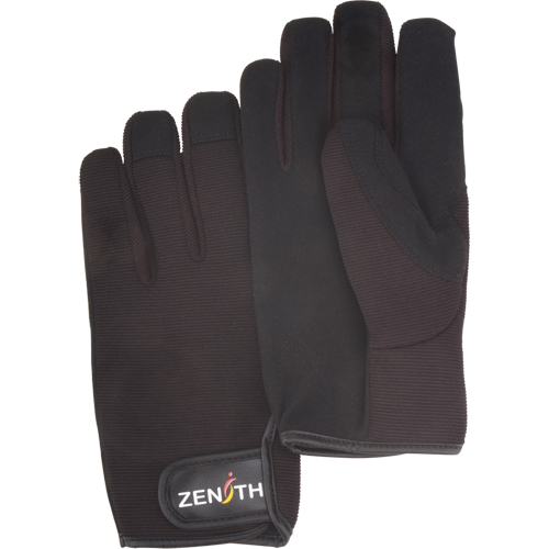 ZM100 Mechanic's Gloves, Synthetic Palm, Size Medium