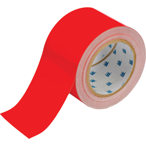 ToughStripe® Floor Marking Tape, 2" x 100', Polyester, Red
