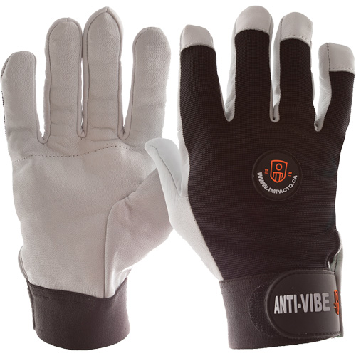 Anti-Vibration Air Glove®, Size Medium, Pearl Leather Palm