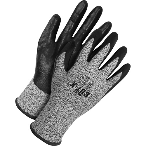 Cut-Xâ„¢ Coated Gloves, Size 6, 13 Gauge, Foam Nitrile Coated, HPPE Shell, ASTM ANSI Level A2/EN 388 Level 3