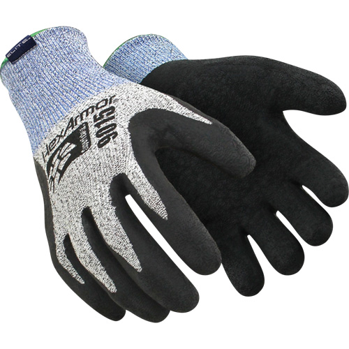 9015 Series™ Cut Resistant Gloves, Size X-Large/10, 13 Gauge, Rubber Latex Coated, Fibreglass/HPPE Shell, ASTM ANSI Level A7/EN 388 Level F