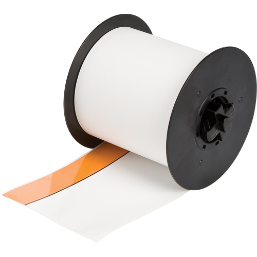 B-595 Pre-Print Header Stripe, Vinyl, Orange, 1200" Width