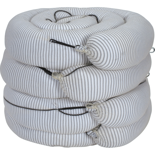 Premium Sorbent Boom, Universal, 10' L x 8" W, 70 gal. Absorbancy, 4 /Pack - Sorbent Booms - SEI001