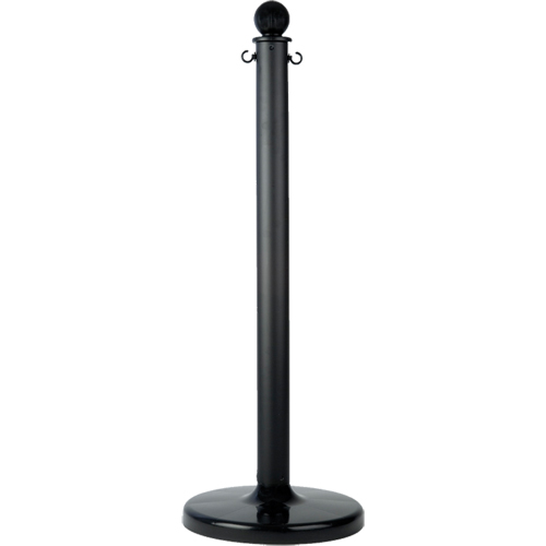 Stanchions, 40" High, Black