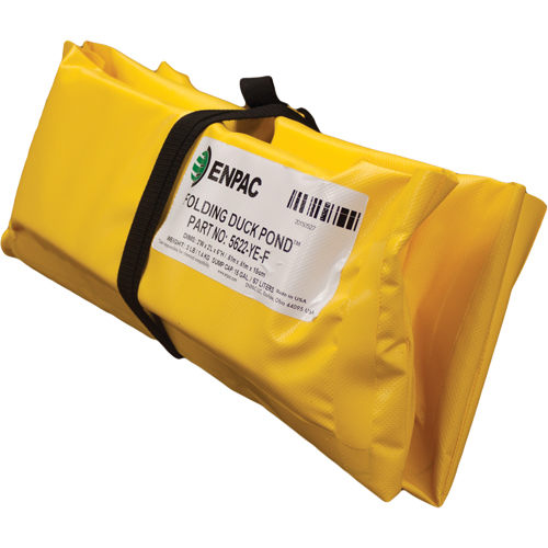 Folding Duck Ponds Mini-Berm Containment, 98 US gal. Spill Capacity, 4' L x 8' W x 6" H - Spill Berms - SDM032